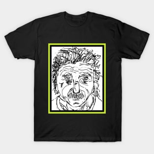 Albert Einstein Pop Art: Green 3 T-Shirt